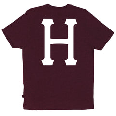 CLASSIC H POCKET TEE SUM15 // WINE HEATHER