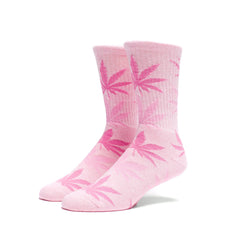 PLANTLIFE CREW SOCKS // PASTEL HEATHER PINK / LIGHT PINK