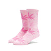PLANTLIFE CREW SOCKS // PASTEL HEATHER PINK / LIGHT PINK