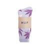 PLANTLIFE CREW SOCKS // HEATHER LAVENDER / PASTEL YELLOW
