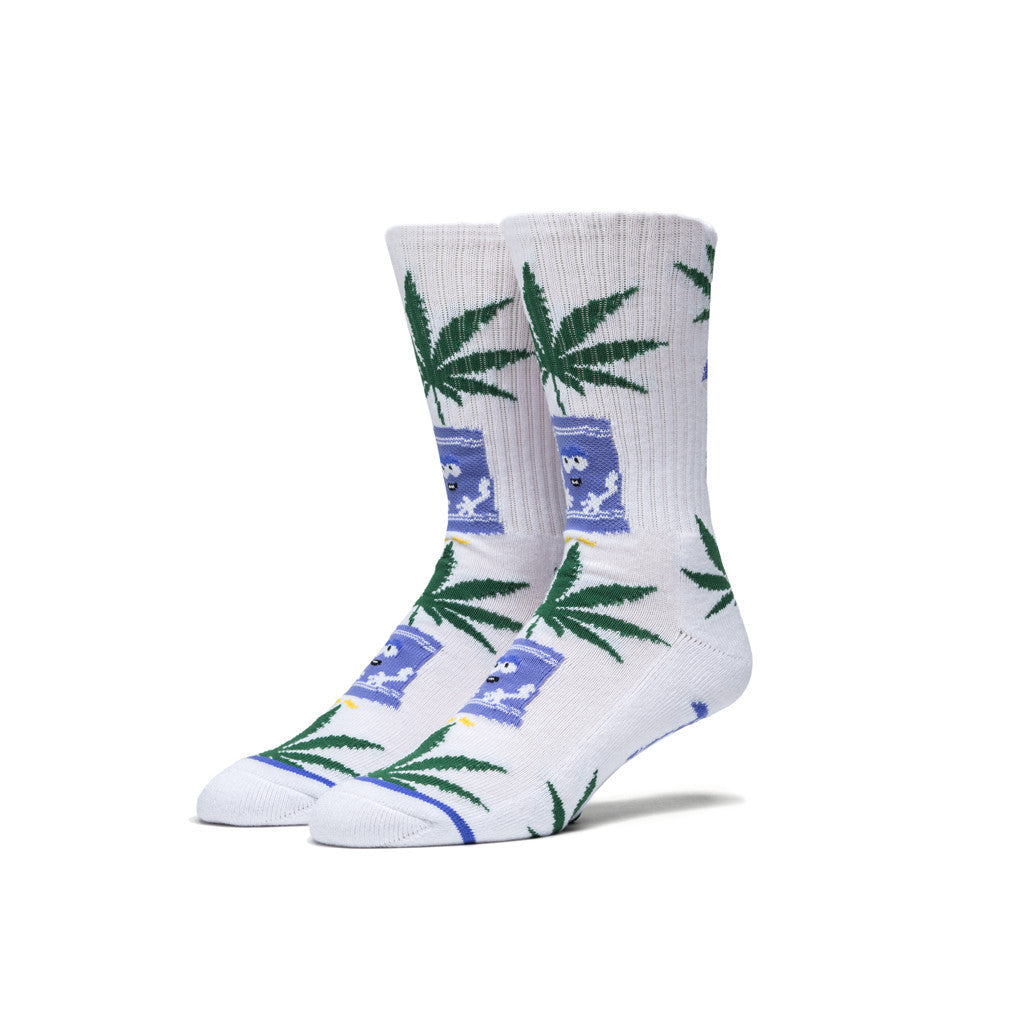 SOUTH PARK X HUF PLANTLIFE SOCKS // WHITE