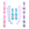 PLANTLIFE CREW SOCKS // HEATHER LAVENDER / PASTEL YELLOW