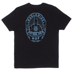 ACAB BADGE TEE // BLACK