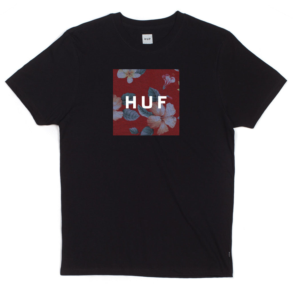 ALOHA AINA BOX LOGO TEE // BLACK