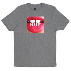 BIG GAP BEAUTIES BOX LOGO TEE // HEATHER GRAY