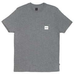 BOX LOGO POCKET TEE SUM15 // HEATHER GRAY
