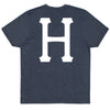 CLASSIC H POCKET TEE SUM15 // NAVY HEATHER