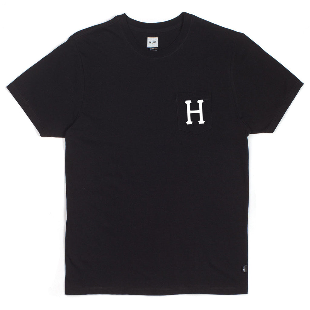 CLASSIC H POCKET TEE SUM15 // BLACK