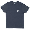CLASSIC H POCKET TEE SUM15 // NAVY HEATHER