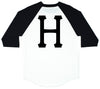 CLASSIC H SCRIPT RAGLAN SUM15 // BLACK