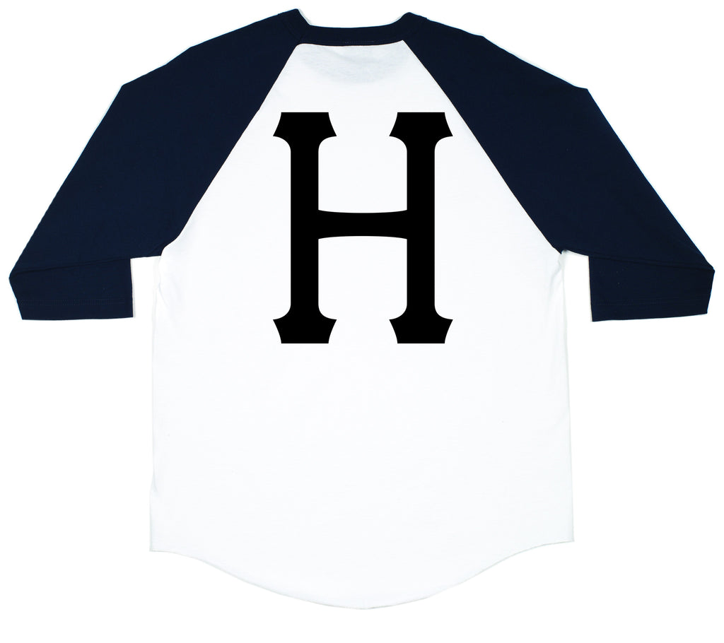 CLASSIC H SCRIPT RAGLAN SUM15 // NAVY