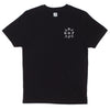 CROSSED TEE // BLACK