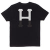 DIPPED CLASSIC H TEE SUM15 // BLACK