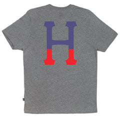 DIPPED CLASSIC H TEE SUM15 // HEATHER GRAY