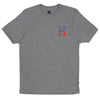 DIPPED CLASSIC H TEE SUM15 // HEATHER GRAY