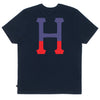DIPPED CLASSIC H TEE SUM15 // NAVY