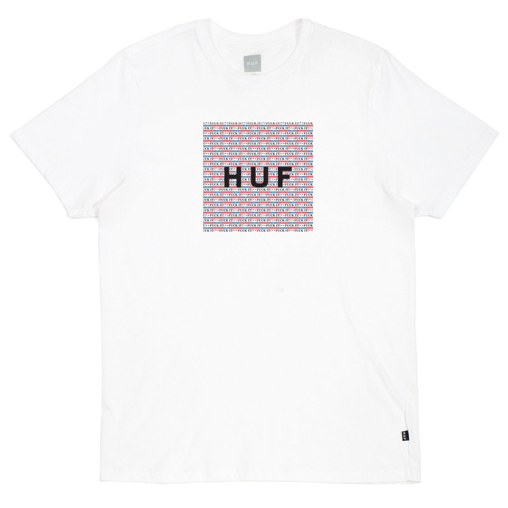 FUCK IT BOX LOGO TEE // WHITE