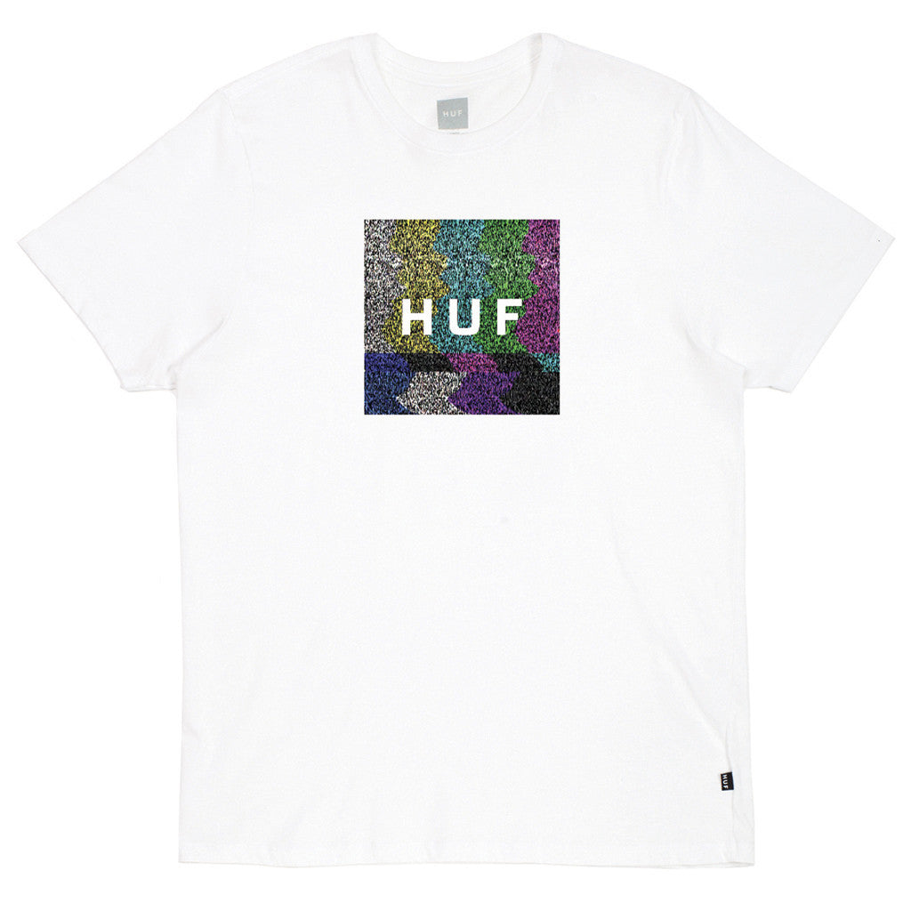 STATIC BOX LOGO S/S TEE // WHITE
