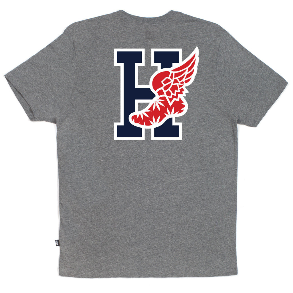 H WING TEE // HEATHER GRAY