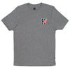 H WING TEE // HEATHER GRAY