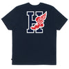 H WING TEE // NAVY