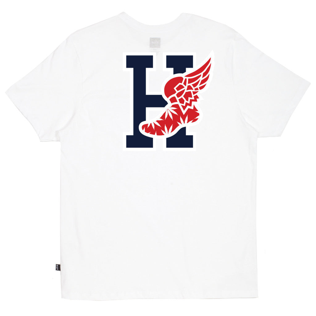 H WING TEE // WHITE