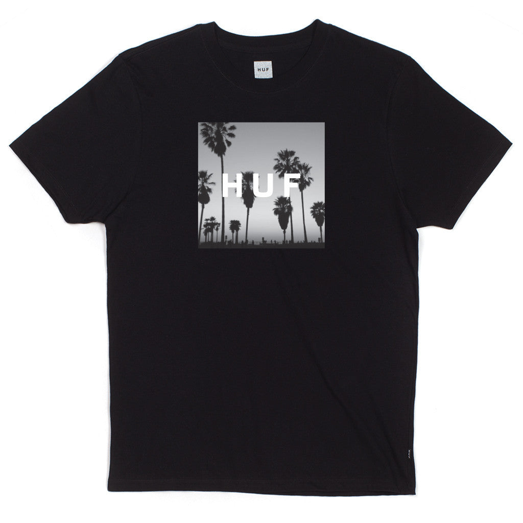 LAS PALMAS BOX LOGO TEE // BLACK
