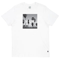 LAS PALMAS BOX LOGO TEE // WHITE