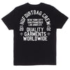 QUALITY GARMENTS LOCKUP TEE // BLACK