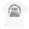 QUALITY GARMENTS LOCKUP TEE // WHITE