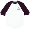 TRIPLE TRIANGLE RAGLAN SUM15 // WINE HEATHER