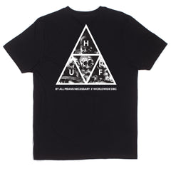 TRIPLE TRIANGLE SKULLS TEE // BLACK
