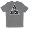 TRIPLE TRIANGLE SKULLS TEE // HEATHER GRAY