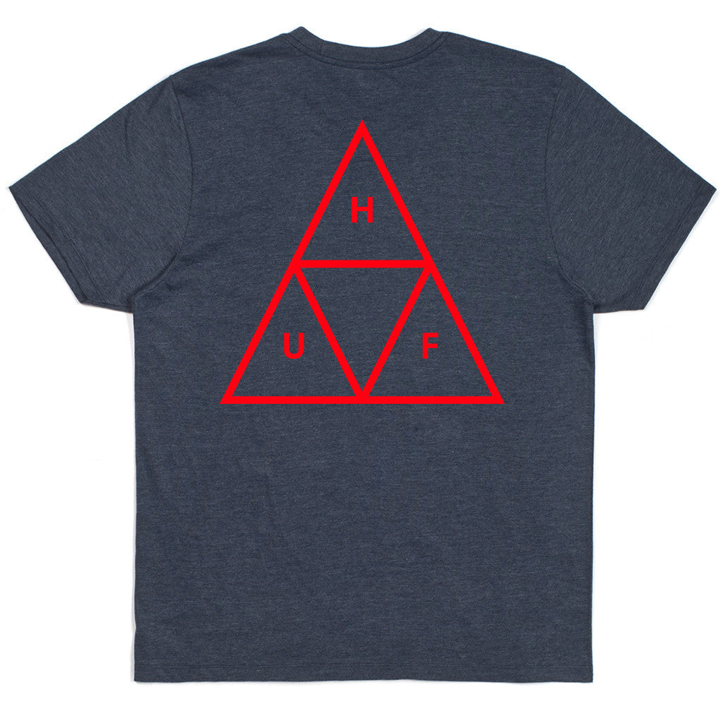 TRIPLE TRIANGLE TEE SUM15 // NAVY HEATHER