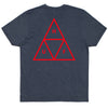 TRIPLE TRIANGLE TEE SUM15 // NAVY HEATHER