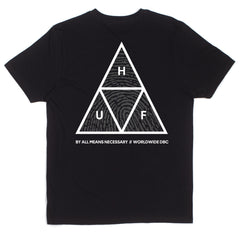 TRIPLE TRIANGLE IDENTITY TEE // BLACK