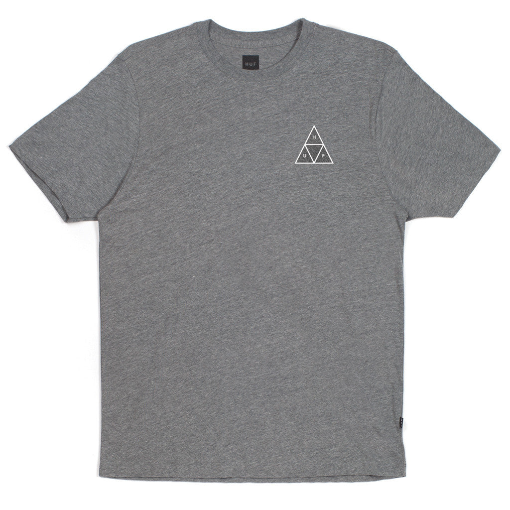 TRIPLE TRIANGLE IDENTITY TEE // GRAY HEATHER