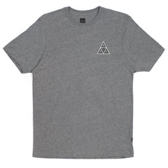 TRIPLE TRIANGLE IDENTITY TEE // GRAY HEATHER