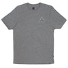 TRIPLE TRIANGLE IDENTITY TEE // GRAY HEATHER