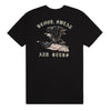 HUF USA EAGLE TEE // BLACK