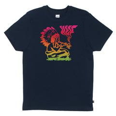 WAVY CHIEF TEE // NAVY