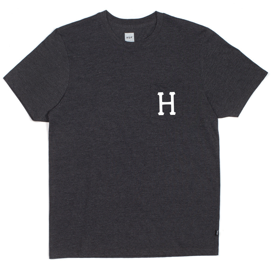 CLASSIC H POCKET TEE SP15 // CHARCOAL