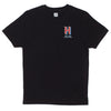 CROOKED H TEE // BLACK