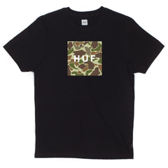 DUCK CAMO BOX LOGO TEE // BLACK