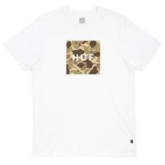 DUCK CAMO BOX LOGO TEE // WHITE