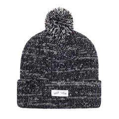 MIXED POM BEANIE SP15 // BLACK