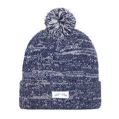 MIXED POM BEANIE SP15 // BLUE