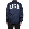HUF USA COACHES JACKET // NAVY