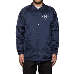 HUF USA COACHES JACKET // NAVY