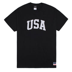 HUF USA HEAVYWEIGHT TEE // BLACK